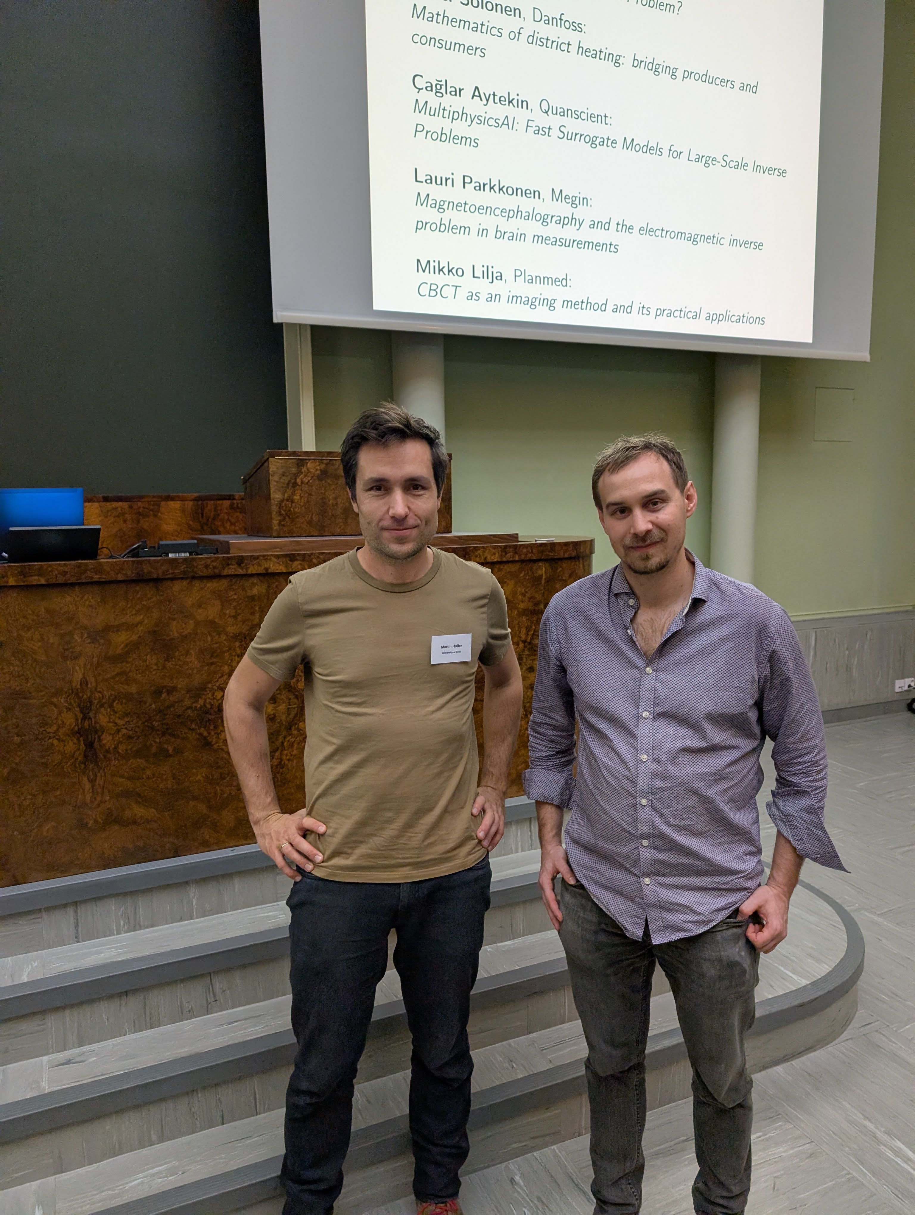hollerm and huberr at the Finnish Inverse Days 2025