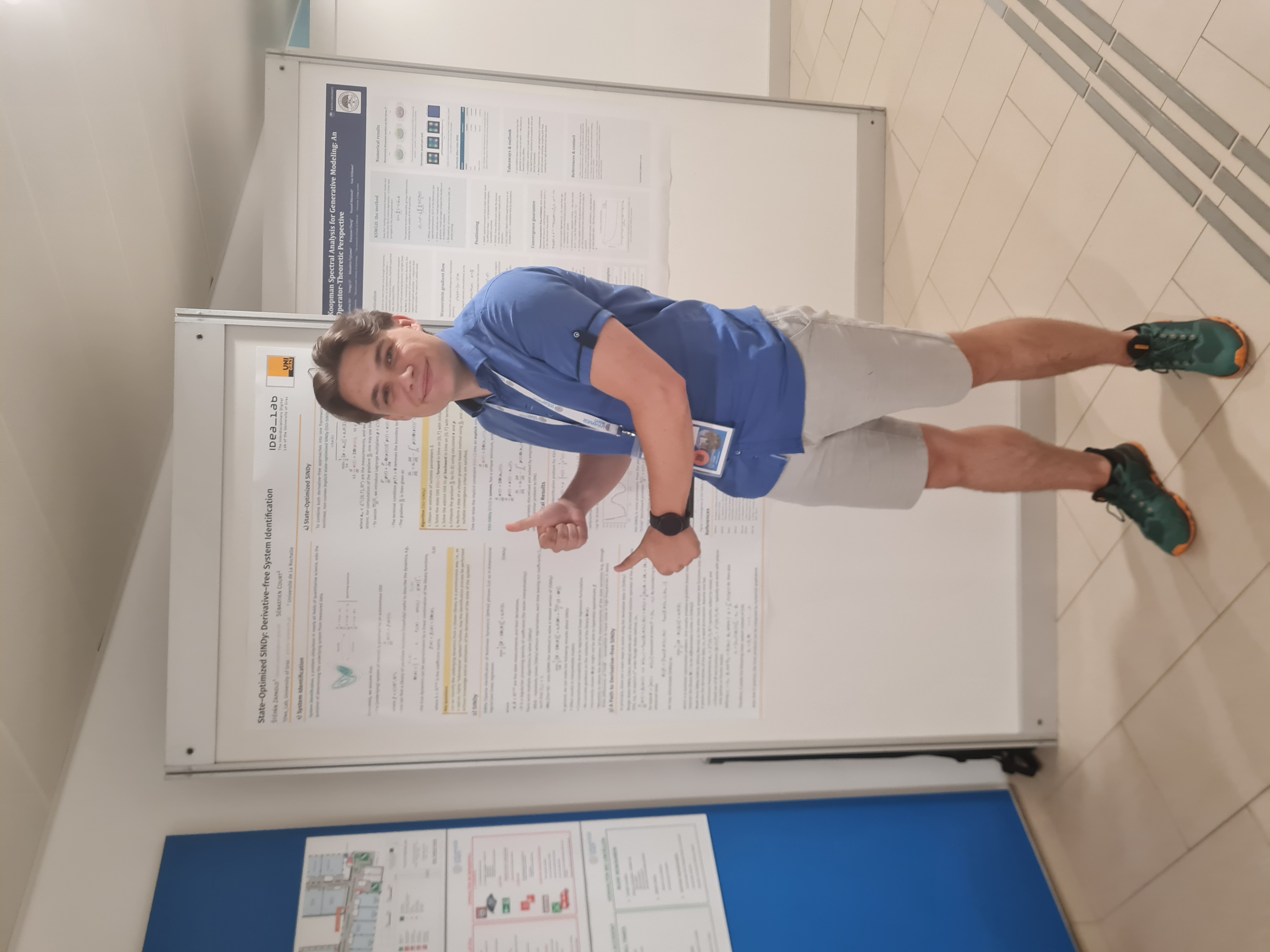 zapadlos with his poster at FoCM 2026